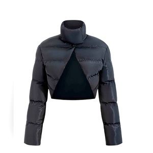 Coord-Set Cropped Puffer Jacket 2-PC Set & Skirt New - Size Small